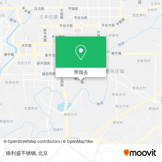 锋利盛不锈钢地图