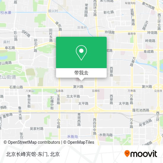 北京长峰宾馆-东门地图