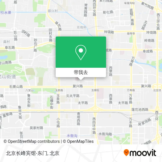 北京长峰宾馆-东门地图