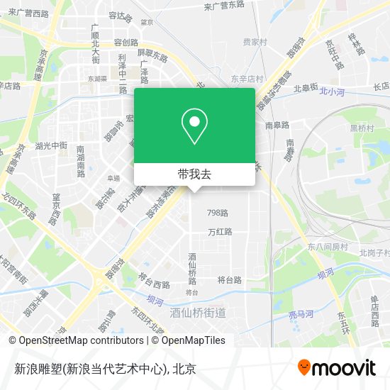 新浪雕塑(新浪当代艺术中心)地图