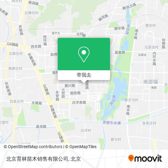北京育林苗木销售有限公司地图
