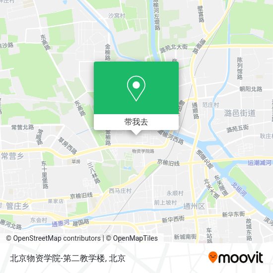 北京物资学院-第二教学楼地图