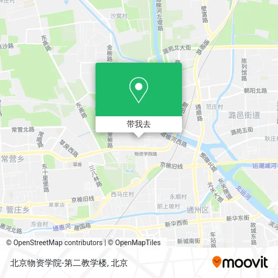 北京物资学院-第二教学楼地图
