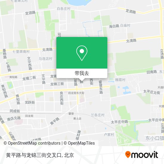 黄平路与龙锦三街交叉口地图