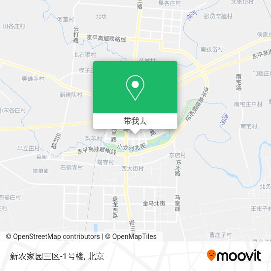 新农家园三区-1号楼地图