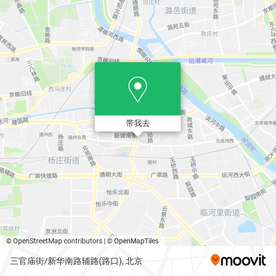 三官庙街/新华南路辅路(路口)地图