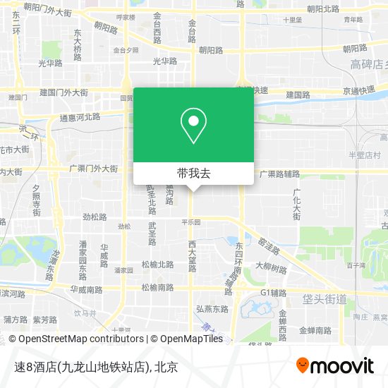 速8酒店(九龙山地铁站店)地图