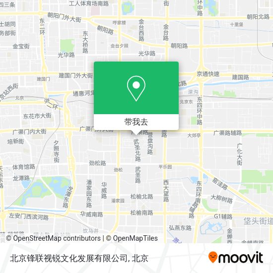 北京锋联视锐文化发展有限公司地图