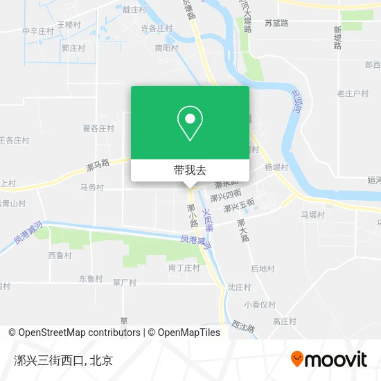 漷兴三街西口地图
