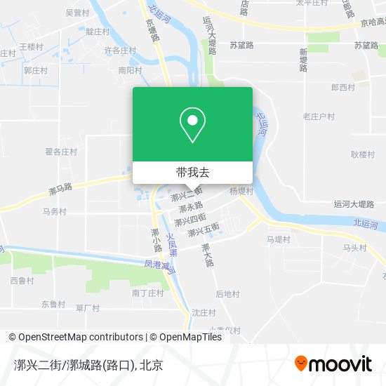 漷兴二街/漷城路(路口)地图