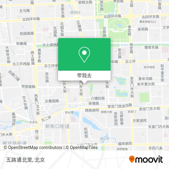 五路通北里地图