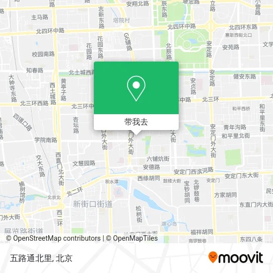 五路通北里地图