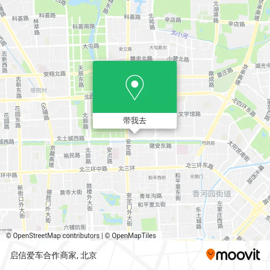 启信爱车合作商家地图