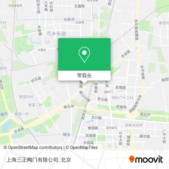 上海三正阀门有限公司地图