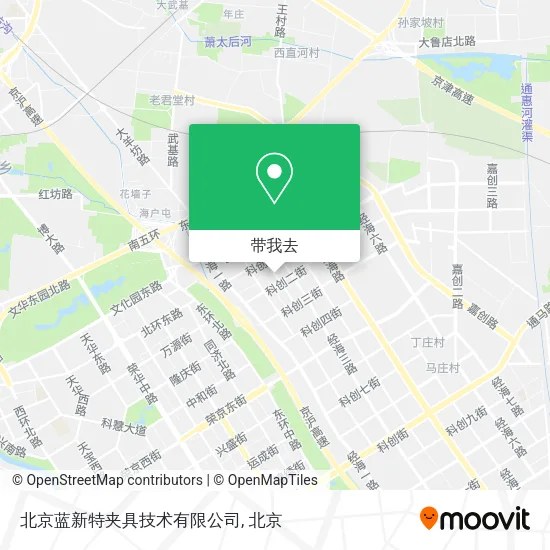 北京蓝新特夹具技术有限公司地图