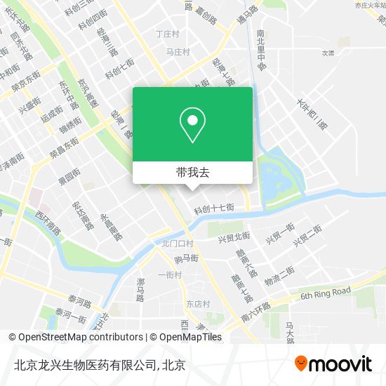 北京龙兴生物医药有限公司地图
