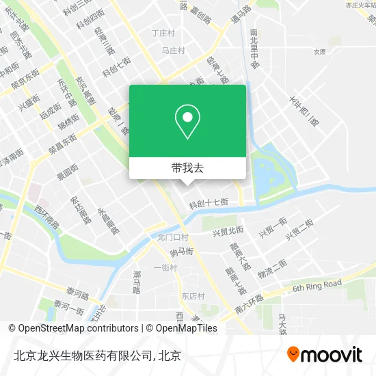 北京龙兴生物医药有限公司地图