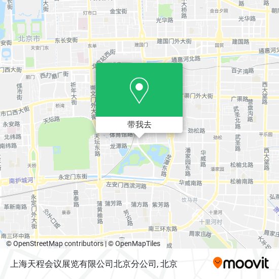 上海天程会议展览有限公司北京分公司地图