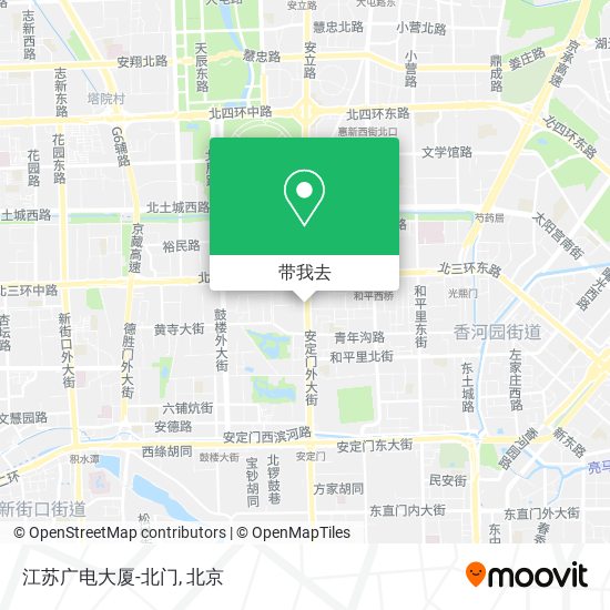 江苏广电大厦-北门地图
