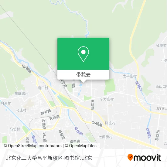 北京化工大学昌平新校区-图书馆地图
