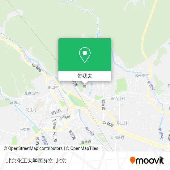 北京化工大学医务室地图