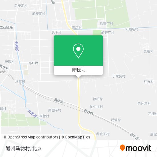 通州马坊村地图