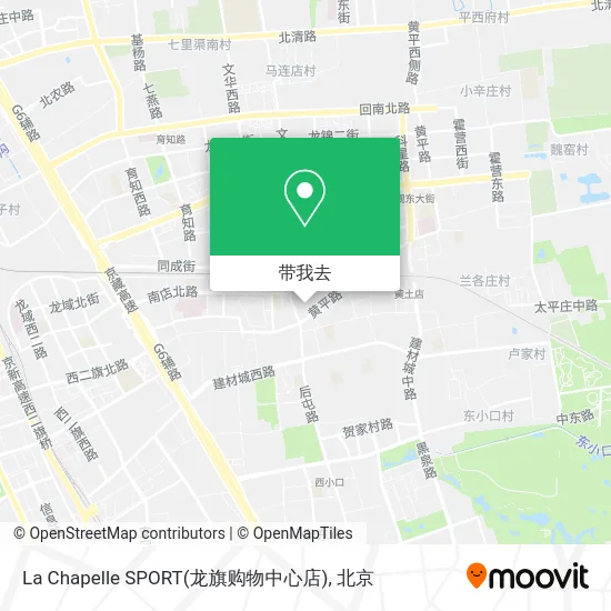 La Chapelle SPORT(龙旗购物中心店)地图
