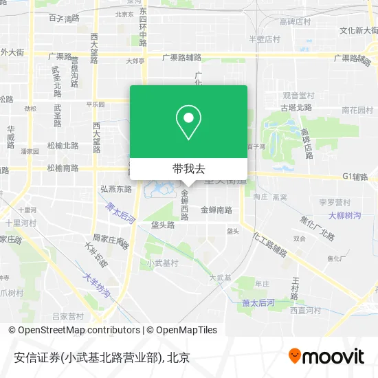 安信证券(小武基北路营业部)地图