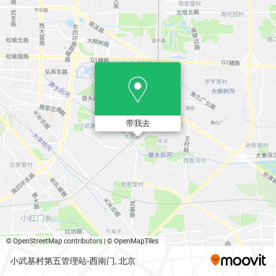小武基村第五管理站-西南门地图