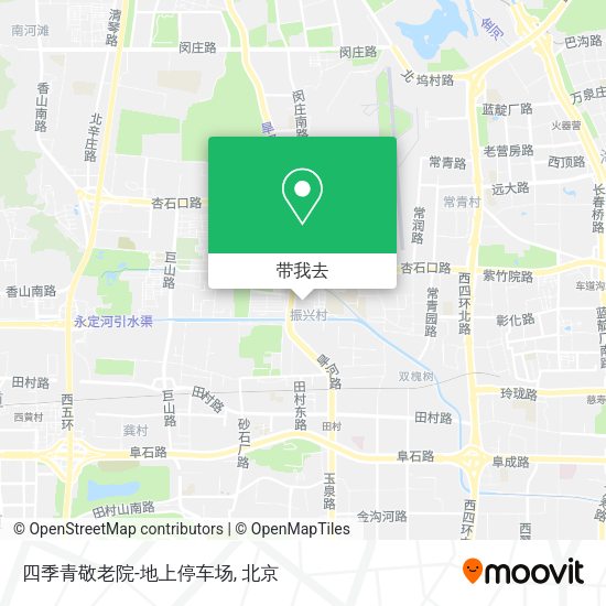 四季青敬老院-地上停车场地图