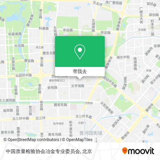 中国质量检验协会冶金专业委员会地图