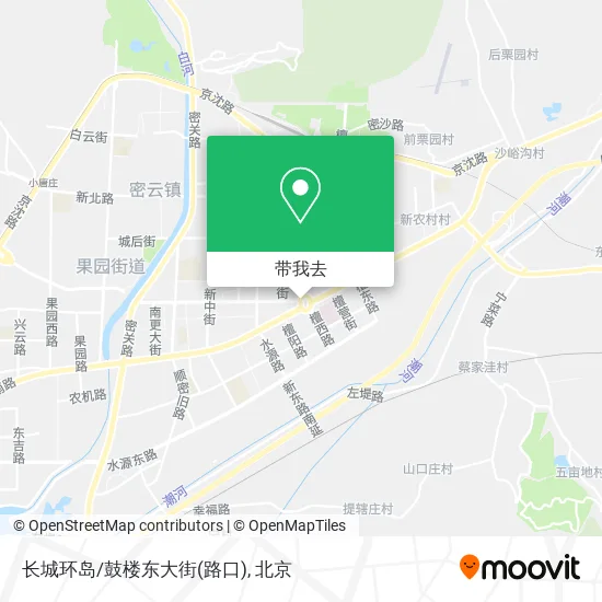 长城环岛/鼓楼东大街(路口)地图