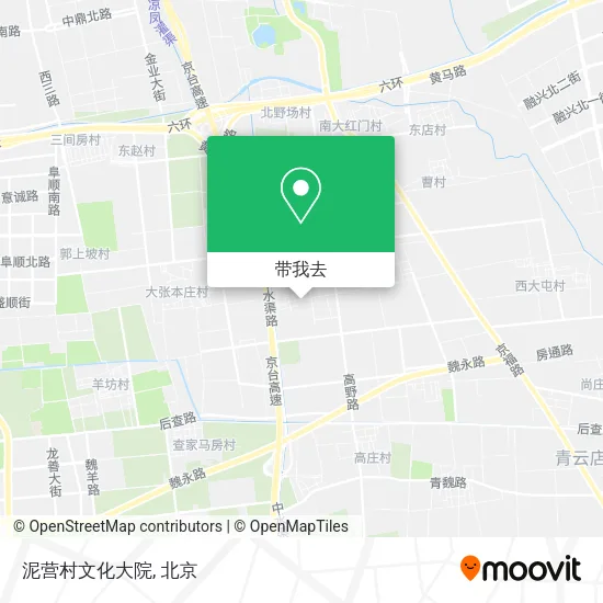 泥营村文化大院地图
