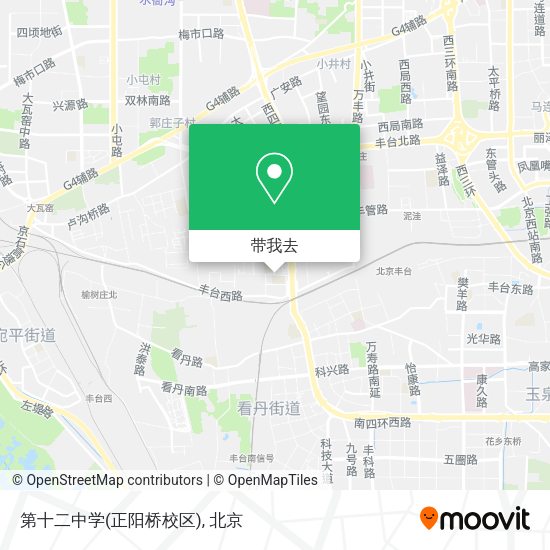 第十二中学(正阳桥校区)地图