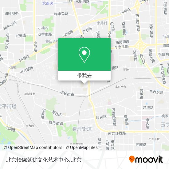北京怡婉紫优文化艺术中心地图
