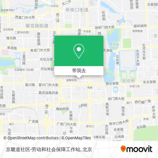 京畿道社区-劳动和社会保障工作站地图