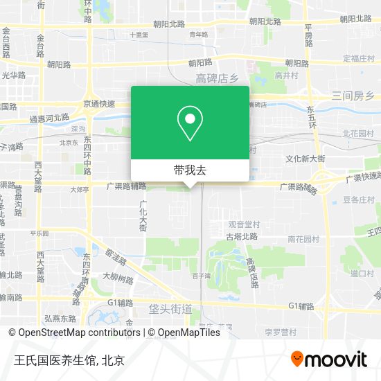 王氏国医养生馆地图
