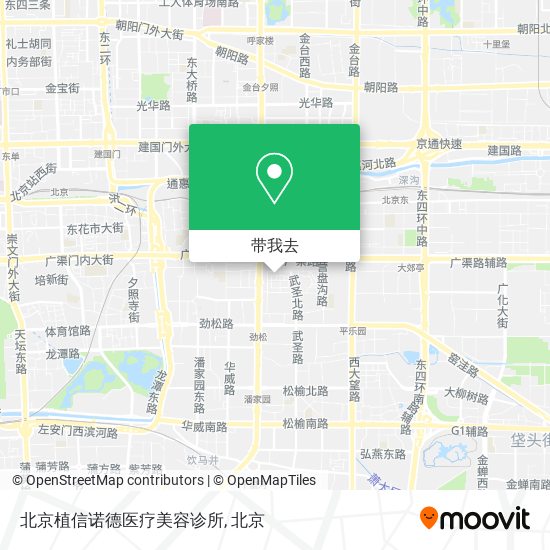 北京植信诺德医疗美容诊所地图