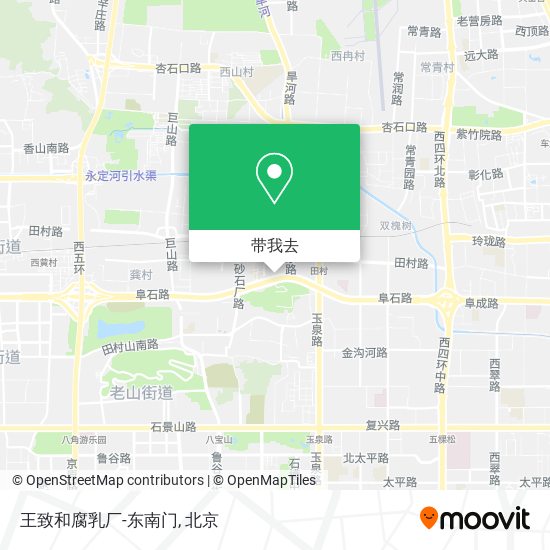 王致和腐乳厂-东南门地图
