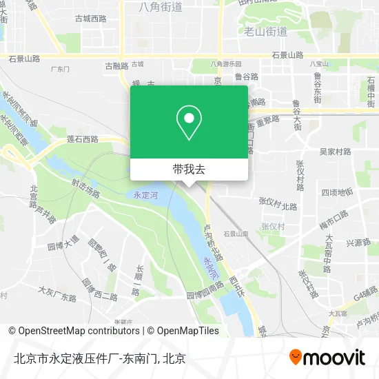 北京市永定液压件厂-东南门地图