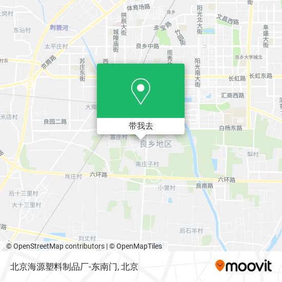 北京海源塑料制品厂-东南门地图