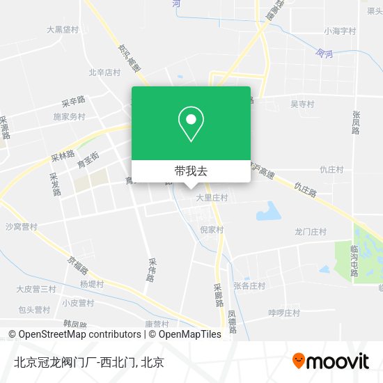 北京冠龙阀门厂-西北门地图