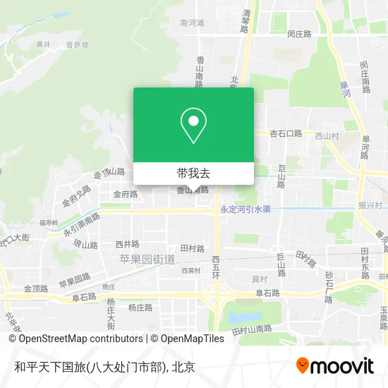 和平天下国旅(八大处门市部)地图