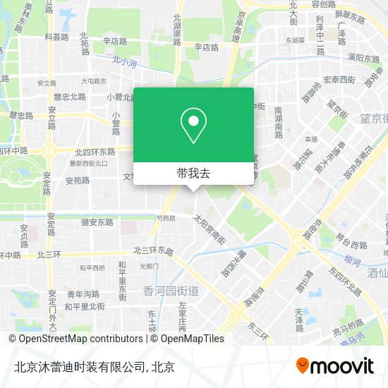 北京沐蕾迪时装有限公司地图