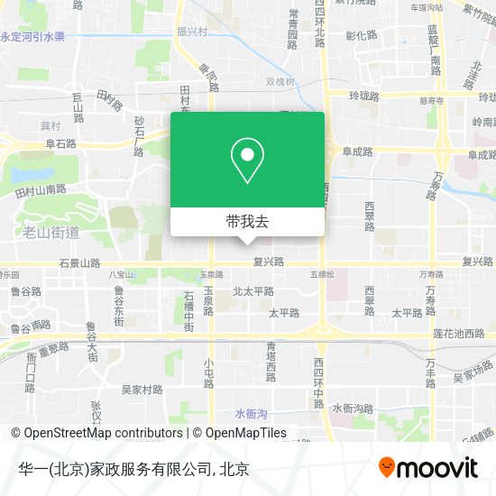华一(北京)家政服务有限公司地图