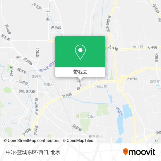 中冶·蓝城东区-西门地图