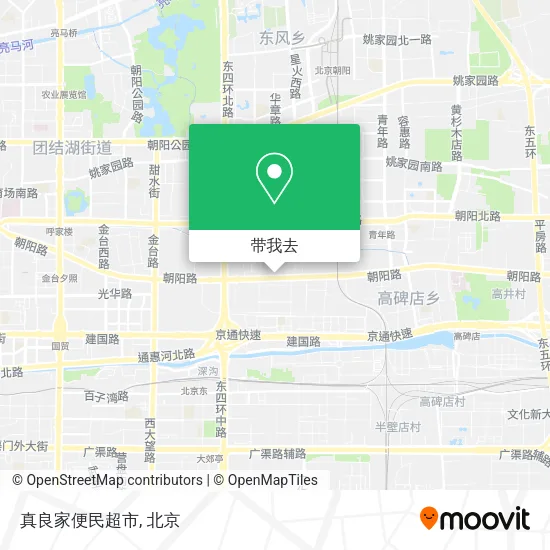 真良家便民超市地图