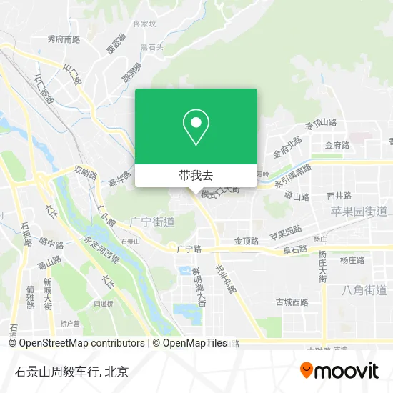 石景山周毅车行地图
