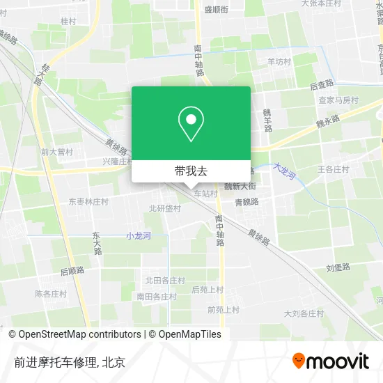 前进摩托车修理地图