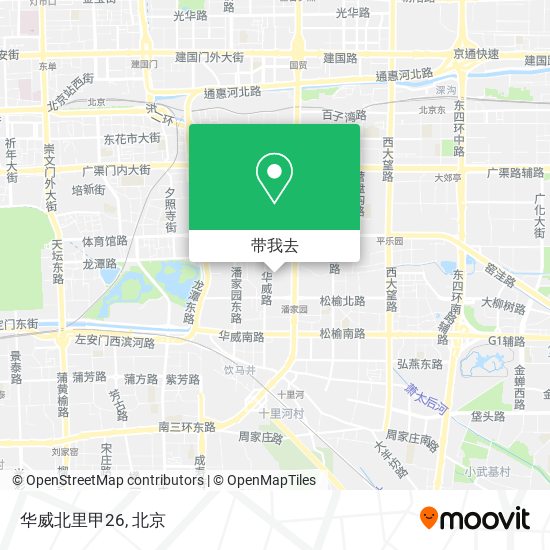 华威北里甲26地图